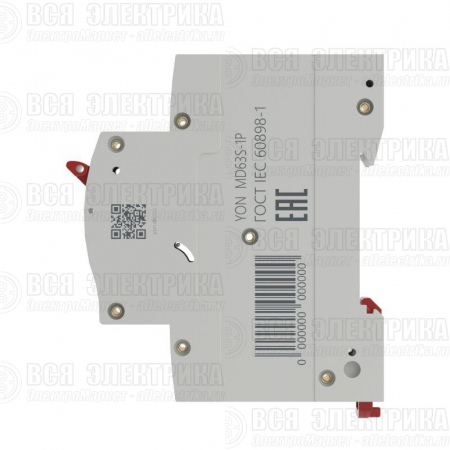 Выключатель автоматический модульный 1п C 16А 4.5кА max MD63S YON MD63S-1PC16