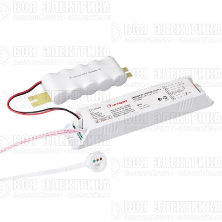 Блок аварийного питания ARJ-EMG-6W-1.5H-NiCd IP20 пластик Arlight 031831