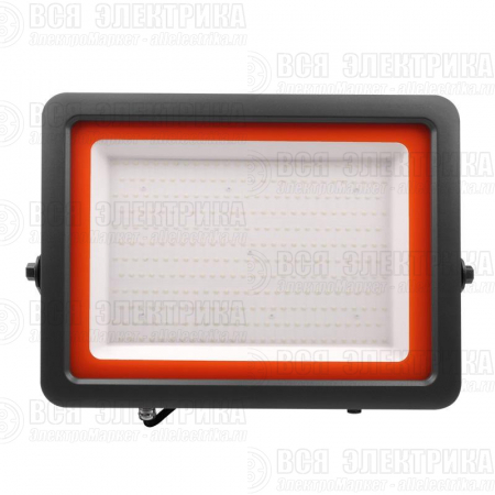 Прожектор светодиодный PFL-S2 300Вт 6500К IP65 220–240В ДО с клапаном закален. матов. стекло сер. Pro JazzWay 5007963D