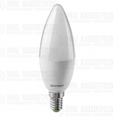 Лампа светодиодная 82 914 OLL-C37-10-230-2.7K-E14-PROMO 10Вт ОНЛАЙТ 82914