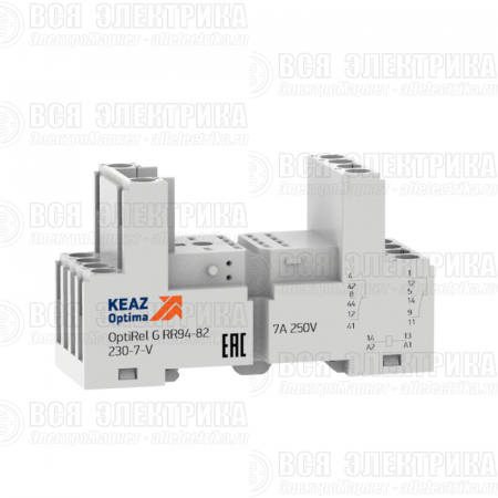 Розетка для реле OptiRel G RR94-82-230-7-V КЭАЗ 281172