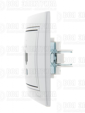 Розетка компьютерная 1-м СП Mira RJ45 сер. метал. LEZARD 701-1010-139