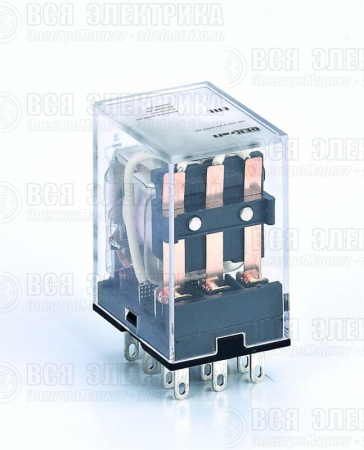 Реле промежуточное ПР-102 5А 230В AC 3 конт. с LED-индикацией DEKraft 23883DEK