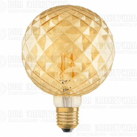 Лампа светодиодная филаментная 1906LED PINE 4.5W/825 FIL E27 230В OSRAM 4058075092037