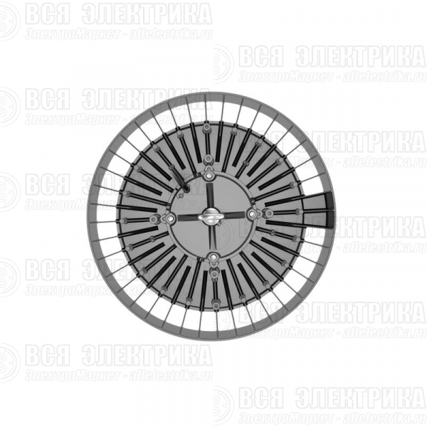 Светильник светодиодный ДСП IB 10 S 100-150-200W W 850 BK D353xH117мм 100-200Вт 5000К IP65 подвес черн. High Bay Русский Свет 16091023043
