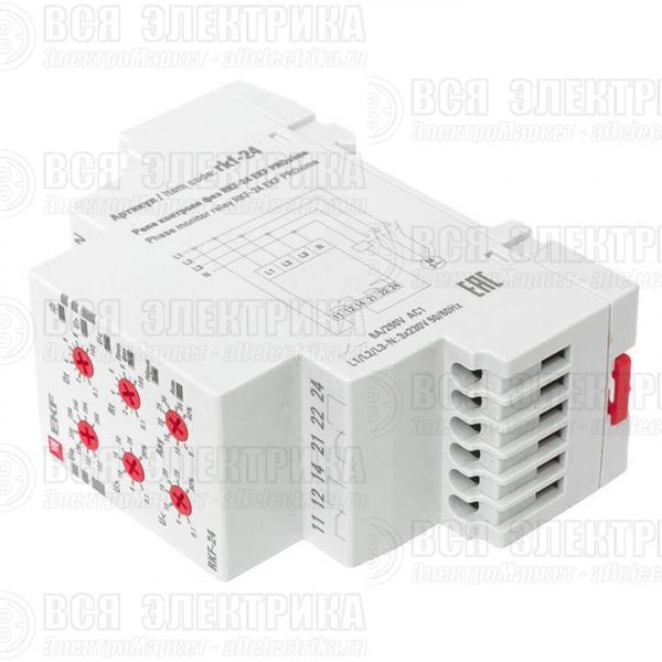 Реле контроля фаз RKF-24 EKF rkf-24