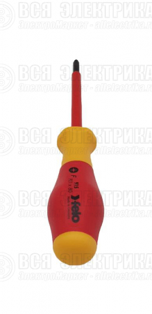 Отвертка диэлектрическая крестовая PZ1х80 Felo 91510290