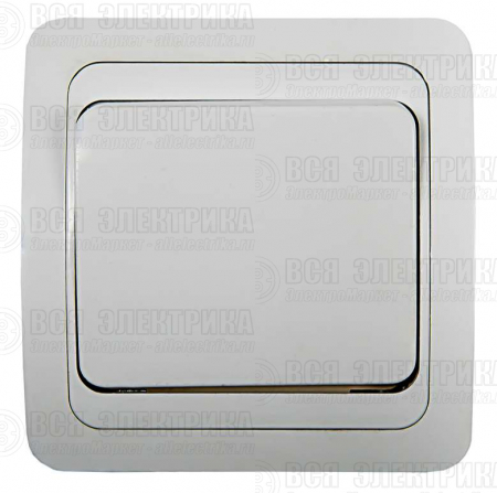 Выключатель 1-кл. СП Classico 2021 10А IP20 бел. ASD / IN HOME 4680005959846