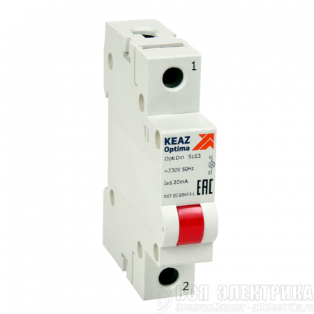 Лампа сигнальная OptiDin SL63 R 24AC/DC УХЛ3 КЭАЗ 138609