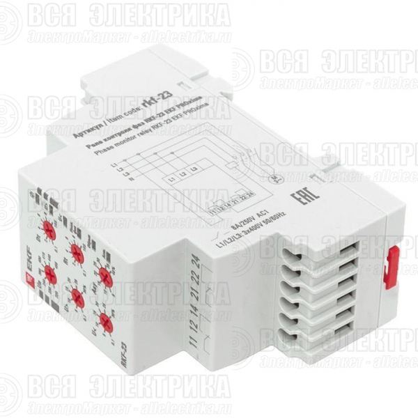 Реле контроля фаз RKF-23 EKF rkf-23
