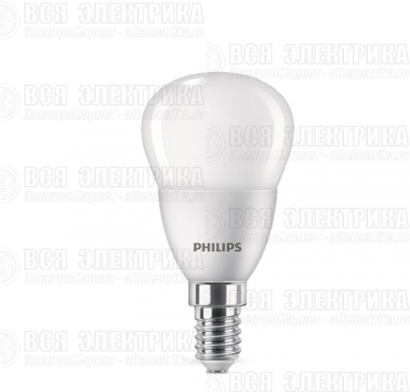 Лампа светодиодная Ecohome LED Lustre 5Вт 500лм E14 840 P46 Philips 929002970037