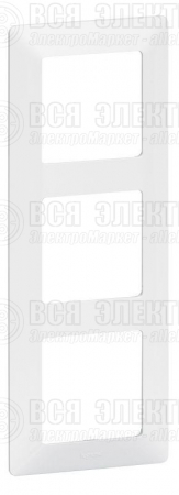 Рамка 3-м Valena Life универсальная бел. Leg 754003