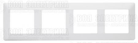 Рамка 4-м Valena Life универсальная бел. Leg 754004